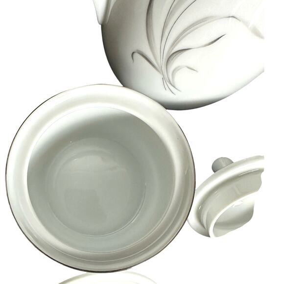 Noritake Prosperity Coffee Set w/Sugar Creamer 6 Cups/Saucers Japan 1960's-70's - Picture 8 of 10